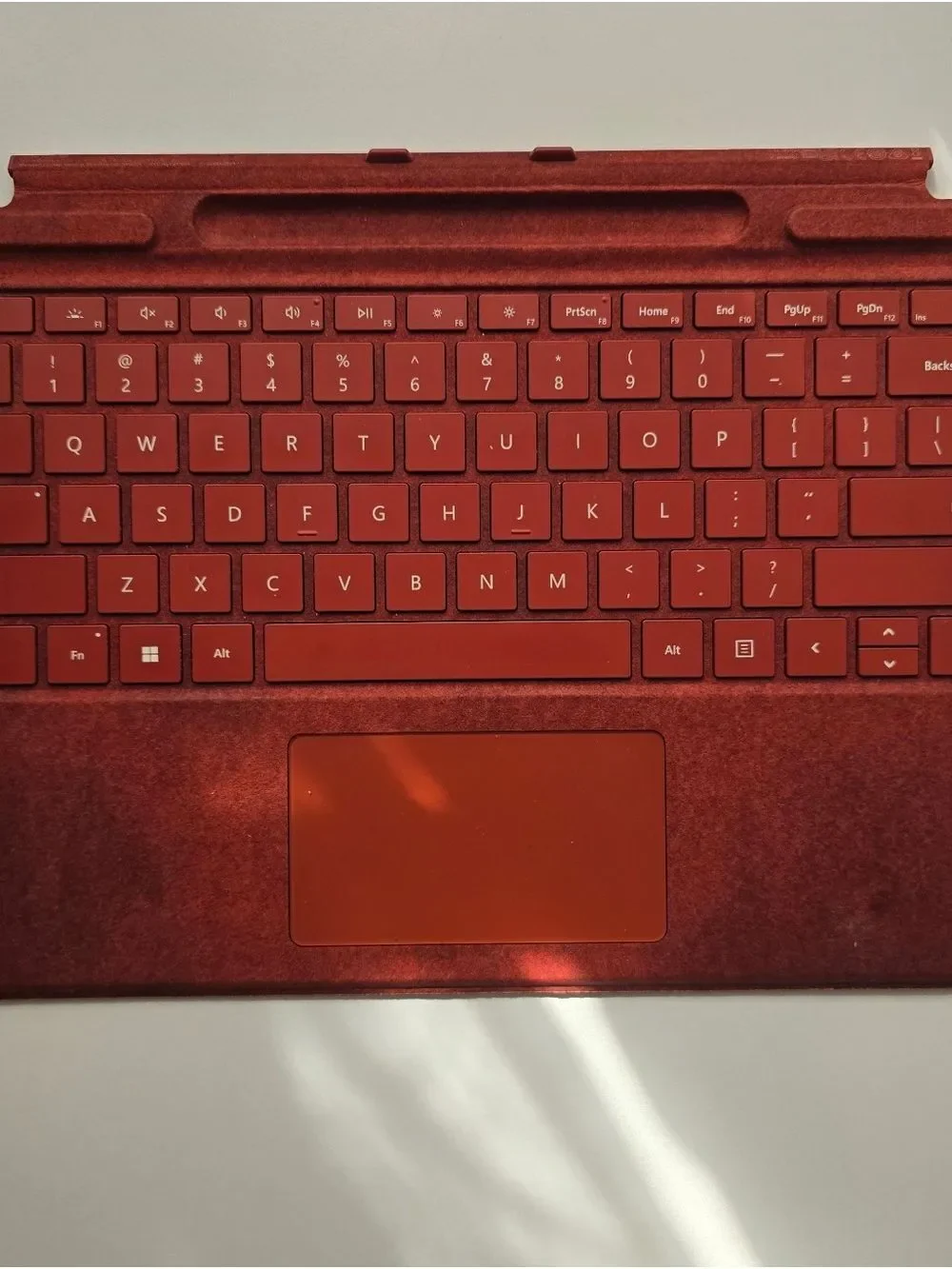 Microsoft Surface Pro Signature Keyboard Poppy Red Alcantara Pro 8 9 X